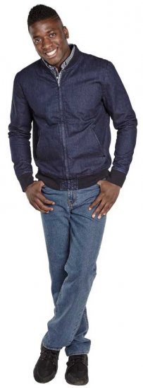 D555 DORIAN Denim Bomber Jacket - Jakker - Jakker i store størrelser, 2XL- 12XL