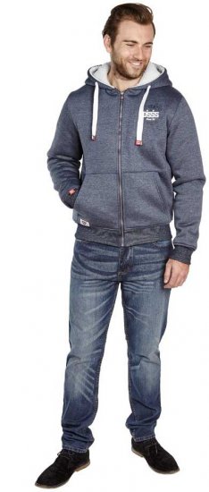 D555 Halbert Fur Lined Hood Full Zipper - Trøjer og hættetrøjer - Trøjer og Hættetrøjer i store størrelser - 2XL-14XL