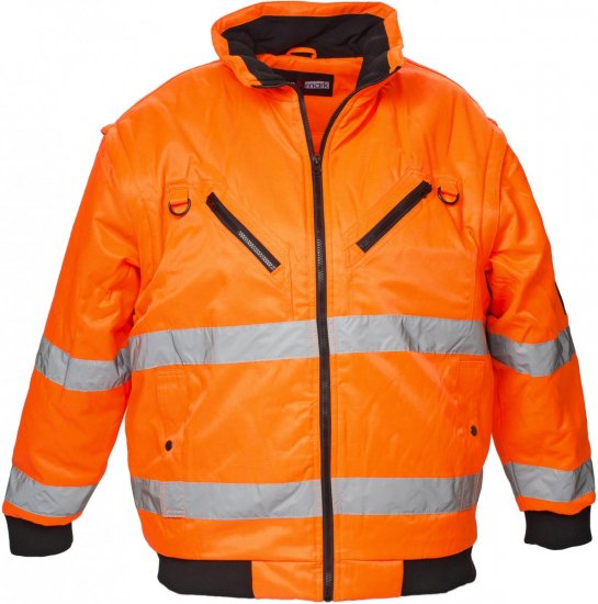 Marc & Mark Refleksjakke/vest Orange - Arbejdstøj - Arbejdstøj i store størrelser