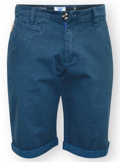 D555 Bruce Chino Short Blue - Shorts - Shorts i store størrelser - W40-W60
