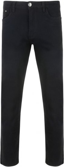 Kam Jeans Alba 5-pocket Stretch Chinos Black TALL SIZES - HERRETØJ MT-6XLT - Tøj til høje mænd