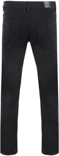Kam Jeans Alba 5-pocket Stretch Chinos Black TALL SIZES - HERRETØJ MT-6XLT - Tøj til høje mænd
