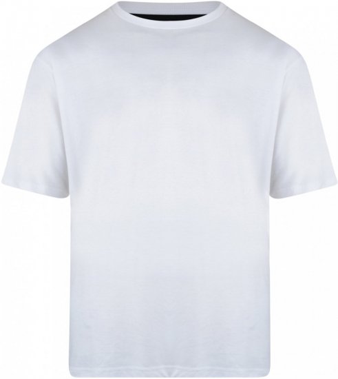 Motley Denim T-shirt Hvid - T-shirts - T-shirts i store størrelser - 2XL-14XL
