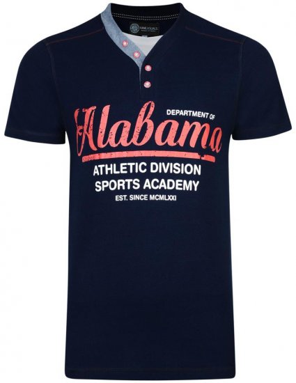 Kam Jeans Baseball Alabama Tee - T-shirts - T-shirts i store størrelser - 2XL-14XL