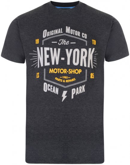 Kam Jeans New York Tee - T-shirts - T-shirts i store størrelser - 2XL-14XL