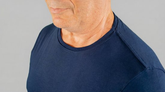 20 Nodi Mezzogiorno Sports T-Shirt Navy - T-shirts - T-shirts i store størrelser - 2XL-14XL