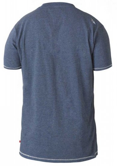 D555 RUEBEN NY City Print T-Shirt Denim - T-shirts - T-shirts i store størrelser - 2XL-14XL