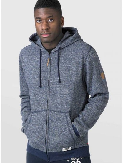 D555 Romney Full Zipper Hoodie Navy - Trøjer og hættetrøjer - Trøjer og Hættetrøjer i store størrelser - 2XL-14XL