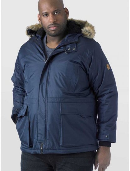 D555 Lovett Parka Navy - Jakker - Jakker i store størrelser, 2XL- 12XL