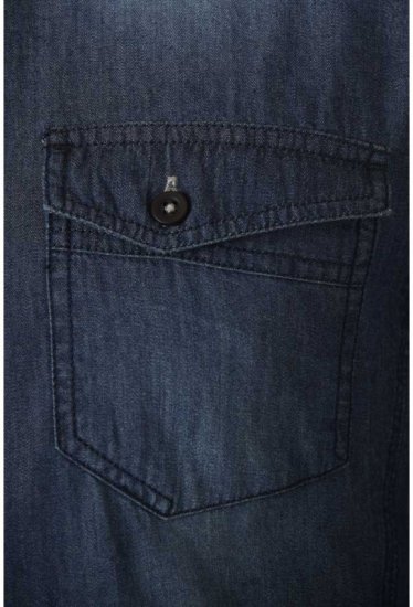 D555 Tobias LS Vintage Denim Shirt - Skjorter - Skjorter til store mænd 2XL- 8XL