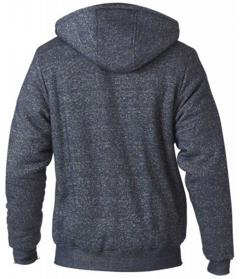 D555 Hulk Fur Lined Zipper Hood Navy - Trøjer og hættetrøjer - Trøjer og Hættetrøjer i store størrelser - 2XL-14XL