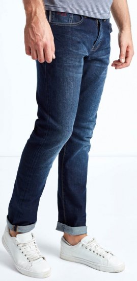 Mish Mash Lot XX Dark Stretch Straight Fit - Jeans og bukser - Herrejeans og bukser i store størrelser W40-W70