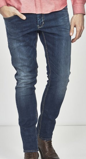Mish Mash Milton Mid Blue - Jeans og Bukser - Herrejeans og bukser i store størrelser W40-W70