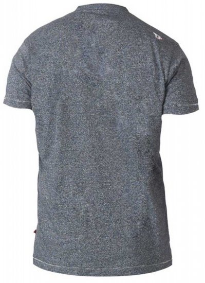 D555 Lorne T-shirt Grey Twist - T-shirts - T-shirts i store størrelser - 2XL-14XL