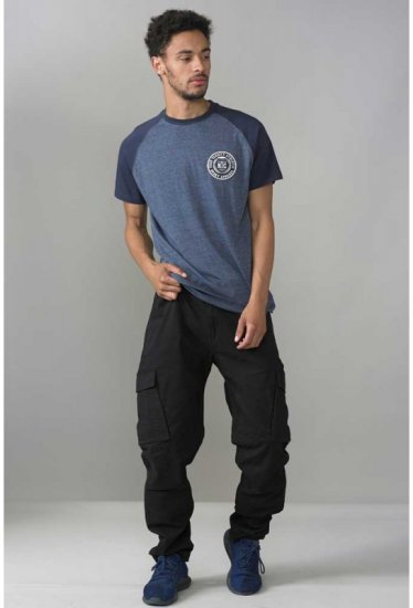 D555 Spencer T-shirt Navy - T-shirts - T-shirts i store størrelser - 2XL-14XL