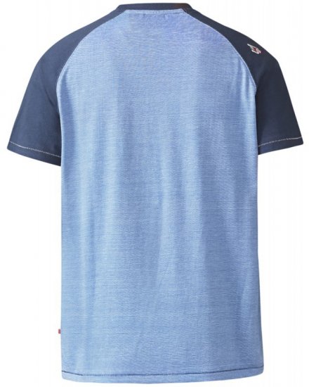 D555 Gunner T-shirt Blue - T-shirts - T-shirts i store størrelser - 2XL-14XL