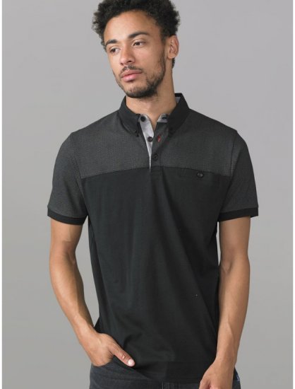 D555 Jauram Polo Black - Polotrøjer - Polotrøjer 2XL-8XL