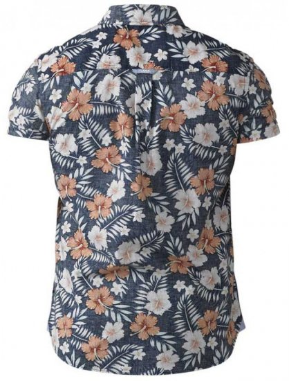 D555 Huxley Hawaii Shirt - Skjorter - Skjorter til store mænd 2XL- 8XL