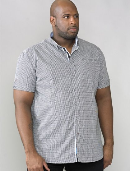 D555 Skyler Short Sleeve Shirt - Skjorter - Skjorter til store mænd 2XL- 8XL