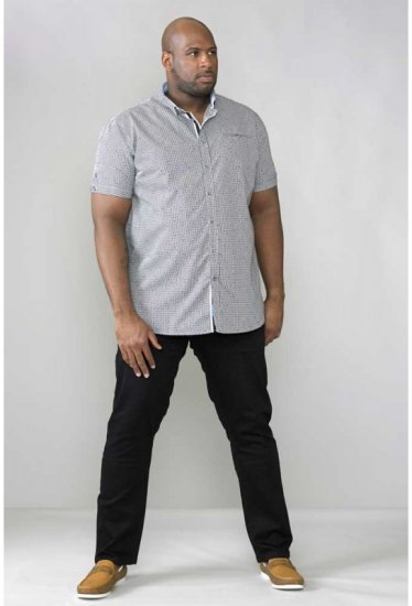 D555 Skyler Short Sleeve Shirt - Skjorter - Skjorter til store mænd 2XL- 8XL