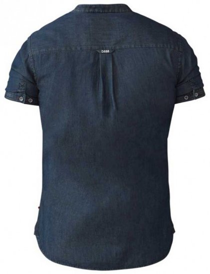 D555 Astra Short Sleeve Denim Shirt - Skjorter - Skjorter til store mænd 2XL- 8XL