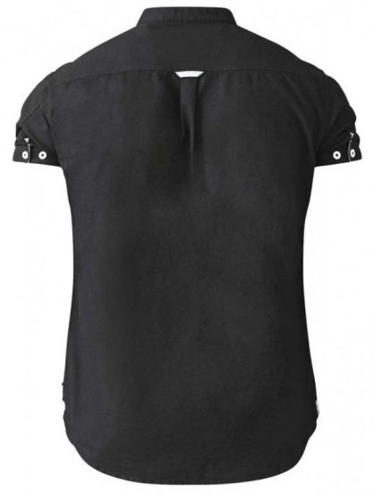 D555 Dwight Short Sleeve Shirt Black - Skjorter - Skjorter til store mænd 2XL- 8XL