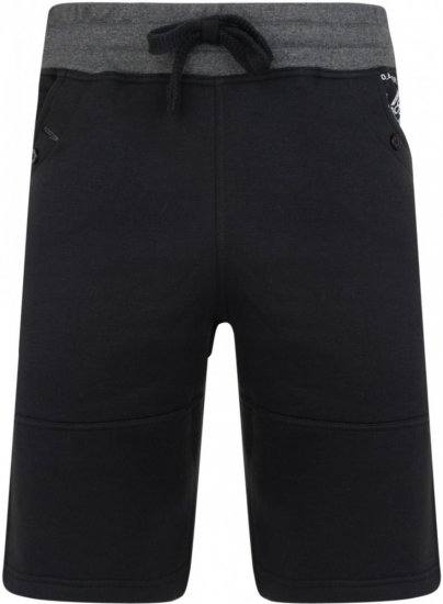 Kam Jeans 316 Jogger Shorts Black - Joggingbukser og shorts - Sweatpants og Sweatshorts 2XL-12XL