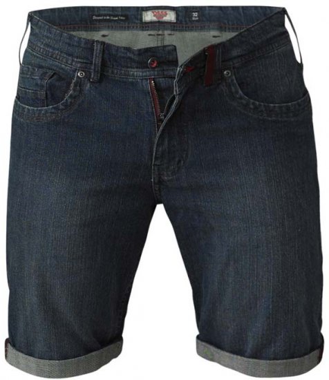 D555 Arix Denim Stretch Shorts - Shorts - Shorts i store størrelser - W40-W60