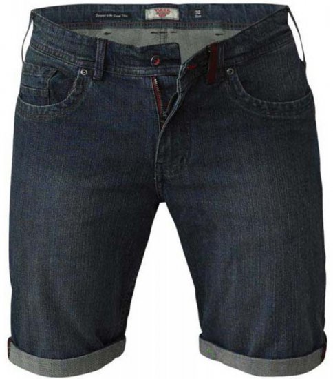 D555 Arix Denim Stretch Shorts - Shorts - Shorts i store størrelser - W40-W60