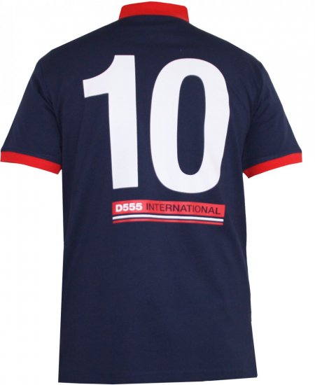 D555 Foster Polo Navy - Polotrøjer - Polotrøjer 2XL-8XL