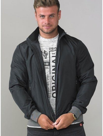 D555 Felix Lightweight Bomber Jacket Black - Jakker - Jakker i store størrelser, 2XL- 12XL