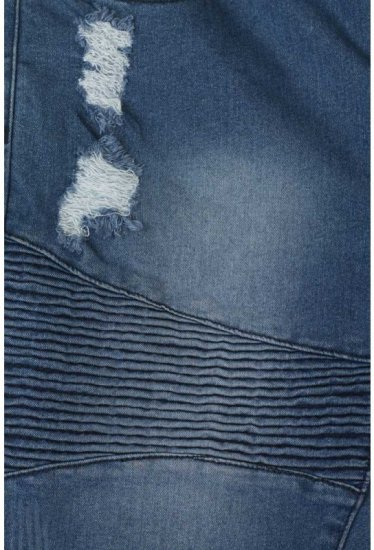 D555 Rodrigo Stretch Biker Style Shorts - Shorts - Shorts i store størrelser - W40-W60