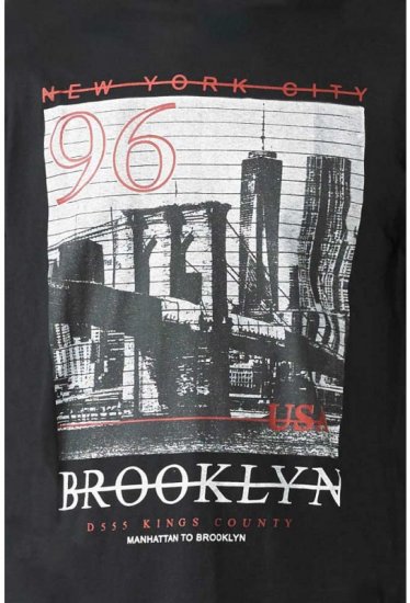 D555 Cain T-shirt Black - T-shirts - T-shirts i store størrelser - 2XL-14XL