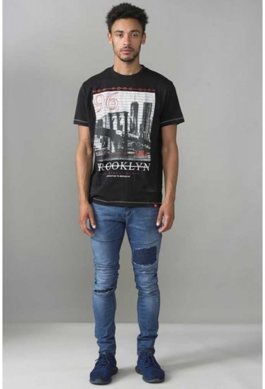 D555 Cain T-shirt Black - T-shirts - T-shirts i store størrelser - 2XL-14XL