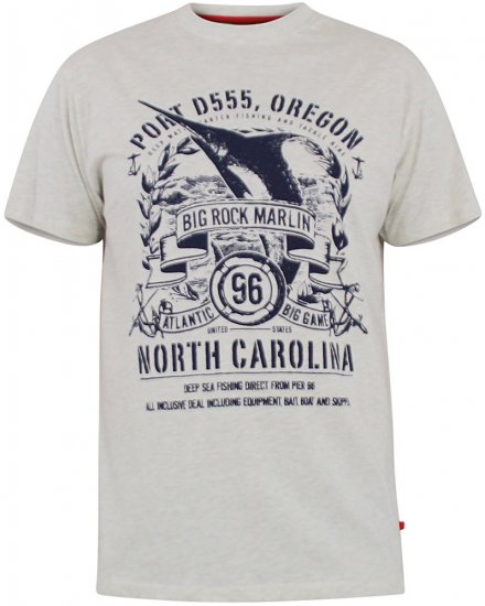 D555 Genoa Short Sleeve Shirt & T-shirt Combo - Skjorter - Skjorter til store mænd 2XL- 8XL