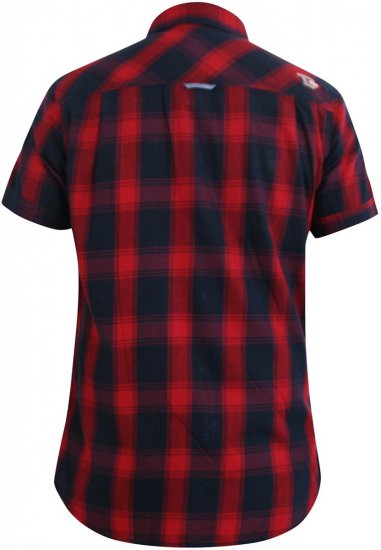 D555 Oliver Short Sleeve Shirt - Skjorter - Skjorter til store mænd 2XL- 8XL