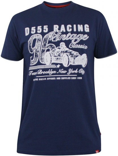 D555 Hadwin Short Sleeve Shirt & T-shirt Combo - Skjorter - Skjorter til store mænd 2XL- 8XL