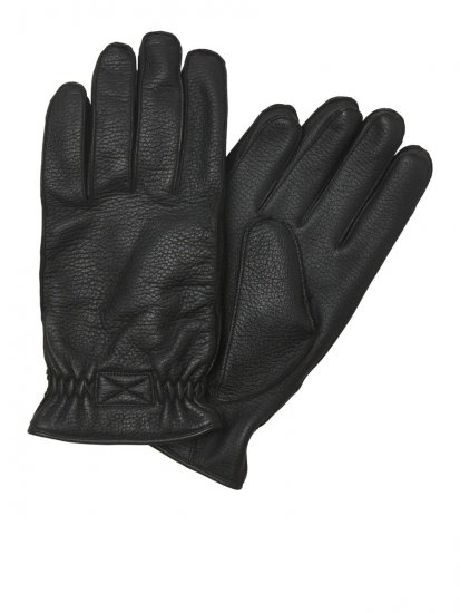 Jack & Jones Wayne Læderhandsker Sort - Handsker - 