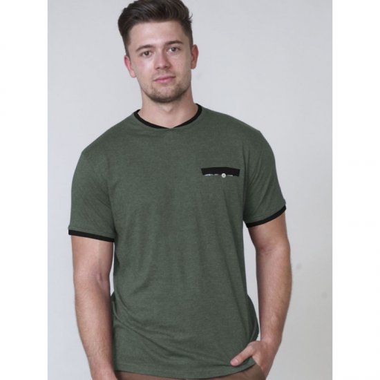 D555 Nelly T-shirt Khaki - T-shirts - T-shirts i store størrelser - 2XL-14XL