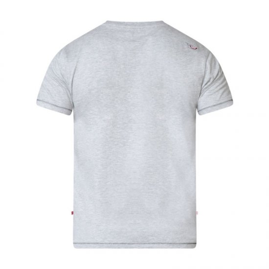 D555 Clive T-shirt Grey - T-shirts - T-shirts i store størrelser - 2XL-14XL