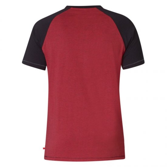 D555 Jarvis T-shirt Red - T-shirts - T-shirts i store størrelser - 2XL-14XL