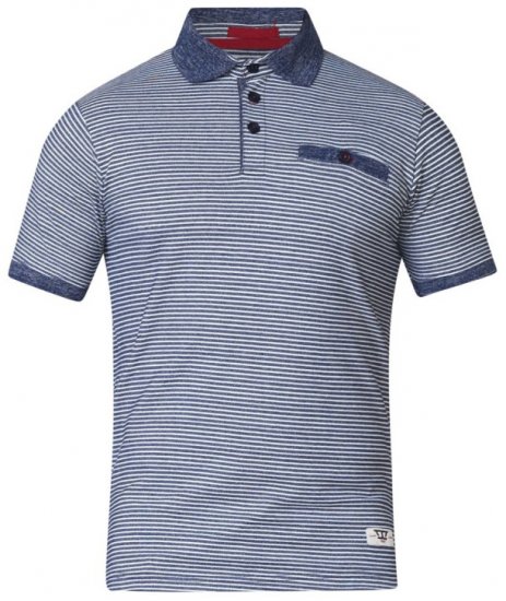 D555 Tyrone Polo Blue - Polotrøjer - Polotrøjer 2XL-8XL