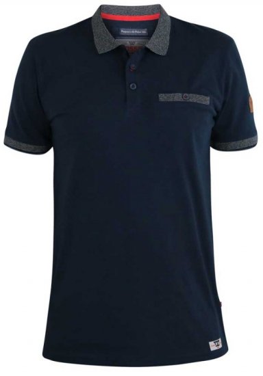 D555 Walker Polo Navy - Polotrøjer - Polotrøjer 2XL-8XL