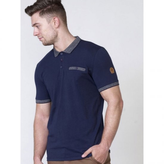 D555 Walker Polo Navy - Polotrøjer - Polotrøjer 2XL-8XL