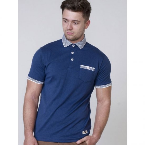 D555 George Polo Navy - Polotrøjer - Polotrøjer 2XL-8XL