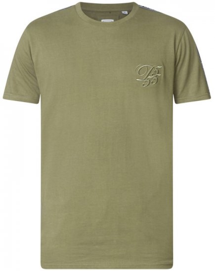 D555 Kambria Couture T-shirt Khaki - T-shirts - T-shirts i store størrelser - 2XL-14XL