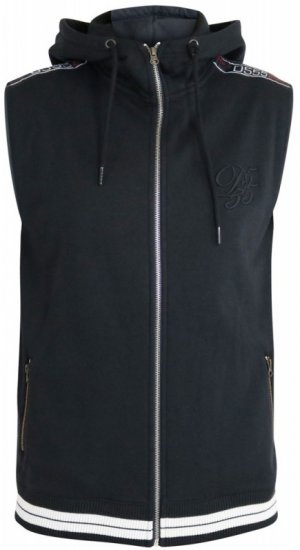 D555 Chemung Short Sleeve Hoodie Black - Trøjer og hættetrøjer - Trøjer og Hættetrøjer i store størrelser - 2XL-14XL