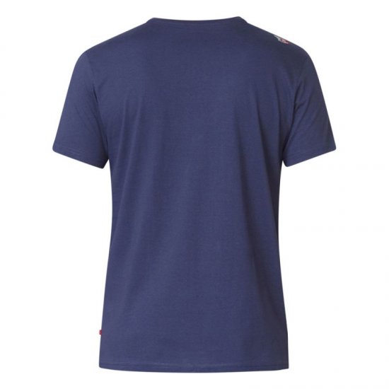D555 Kenton T-shirt Navy - T-shirts - T-shirts i store størrelser - 2XL-14XL