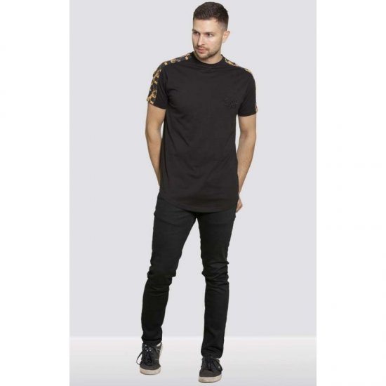 D555 Damien Couture T-shirt Black - T-shirts - T-shirts i store størrelser - 2XL-14XL