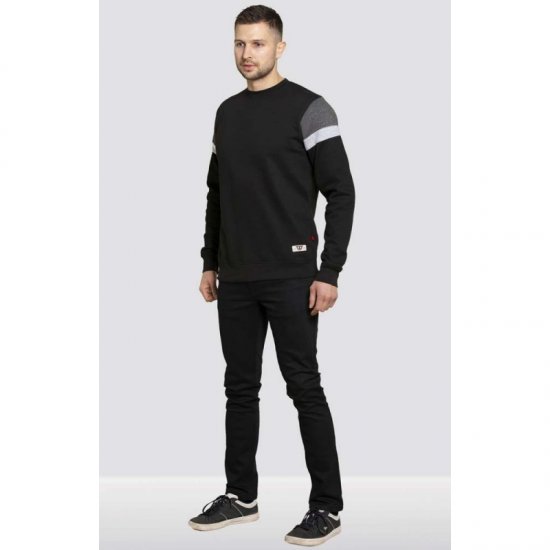 D555 Clermont Sweatshirt Black - Trøjer og hættetrøjer - Trøjer og Hættetrøjer i store størrelser - 2XL-14XL